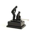 Small Double Golfer Sculpture